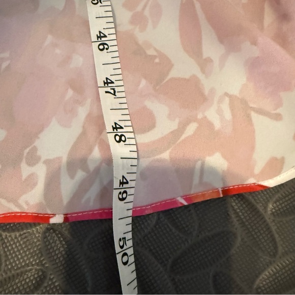 Aupuls Floral pink and white midi flowy dress - Picture 12 of 16